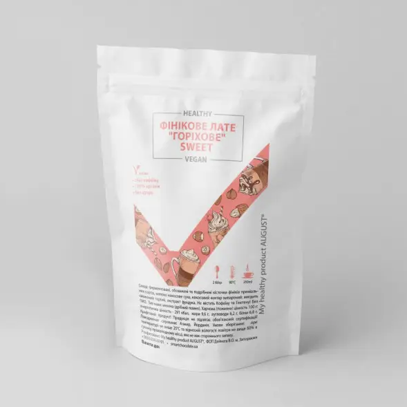 Лате финиковый ореховый My healthy product AUGUST 200 г (2285008582)