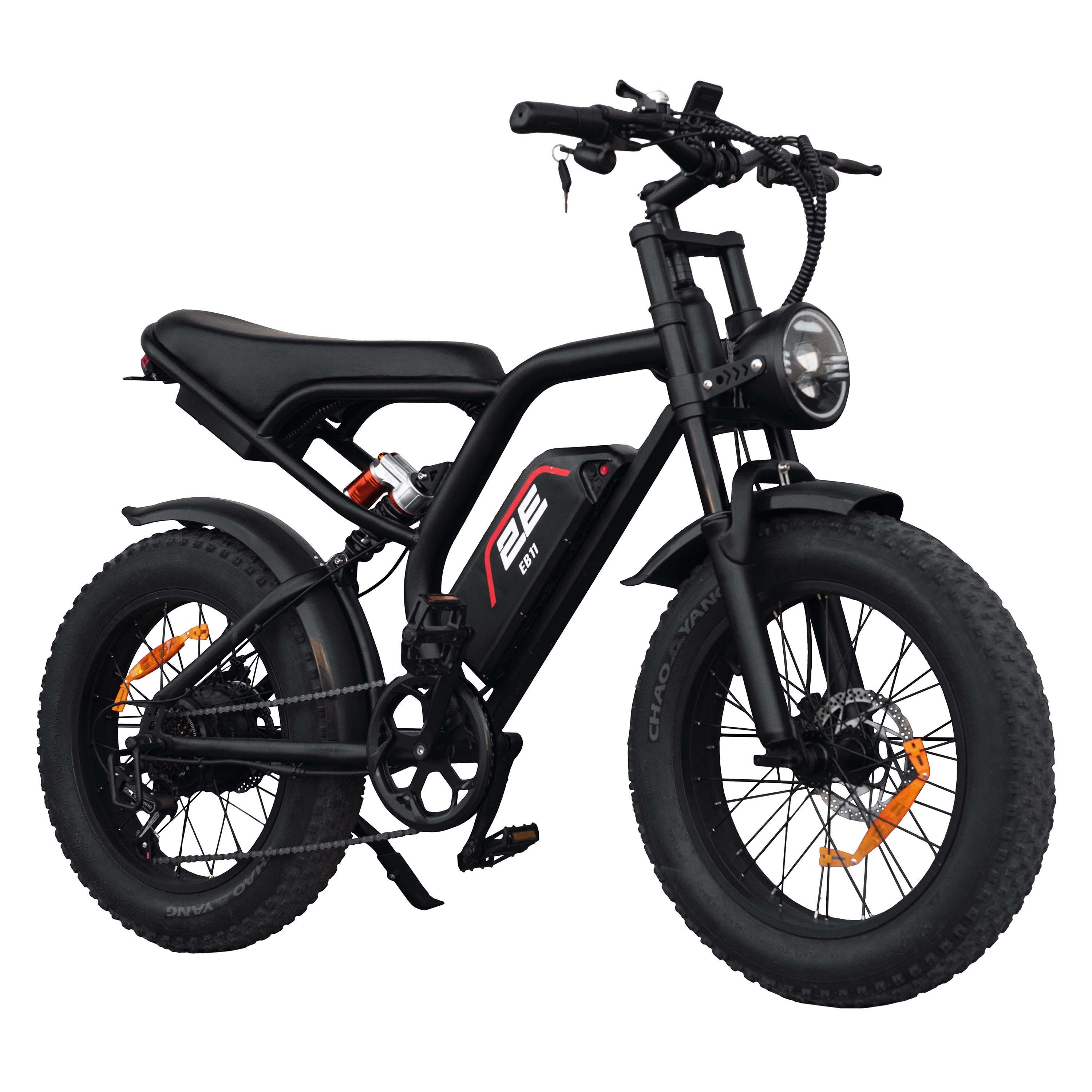 Електровелосипед 2E EB11 d коліс 20" 7 швидкостей 500 Вт Чорний з червоним (02c081c6)