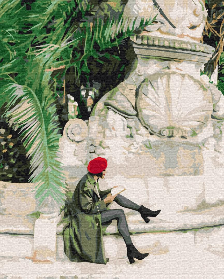 Картина за номерами Brushme Преміум Паризький шик на вулицях Балі 40x50 см (PBS52395)