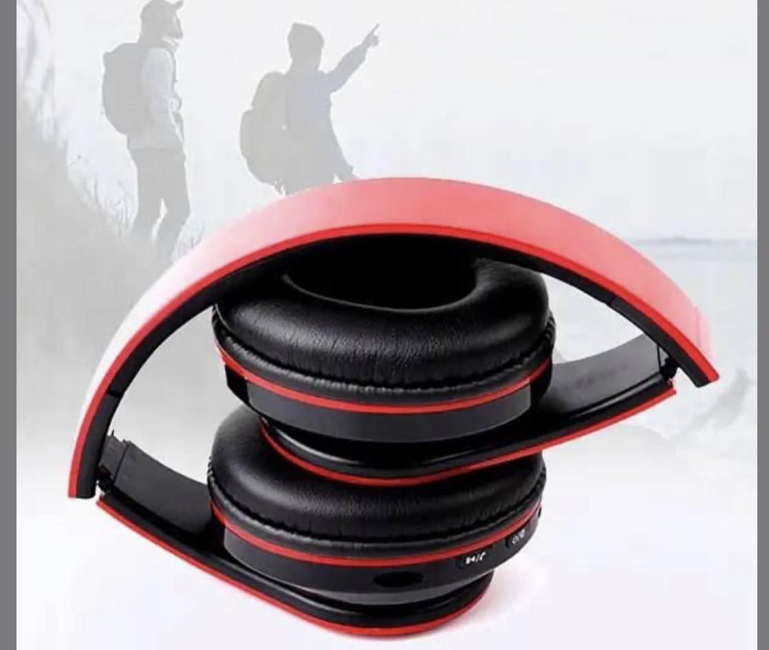 Наушники беспроводные В39 Красный (43343) - фото 3 Наушники беспроводные В39 Красный (43343) - фото 3