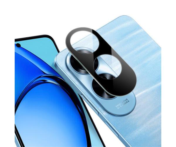 Защитное стекло 3D Tempered Glass на заднюю камеру для Oppo A60, Black