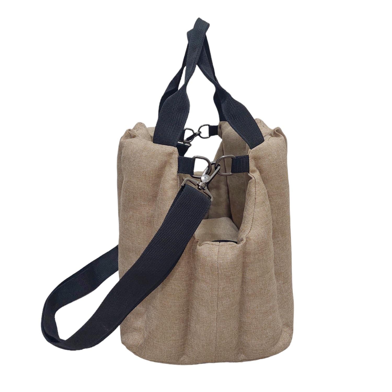 Сумка-переноска для собак и кошек 35х20х30 см Песочный - фото 4 Сумка-переноска для собак и кошек 35х20х30 см Песочный - фото 4