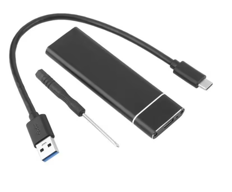 Зовнішня кишеня для SSD M.2 Type-C алюміній Black (106054e3) - фото 2 Зовнішня кишеня для SSD M.2 Type-C алюміній Black (106054e3) - фото 2