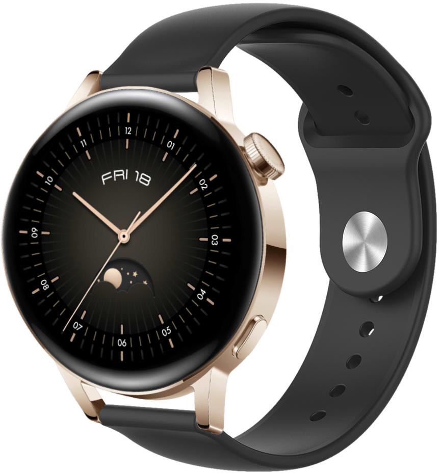 Ремешок Base для Huawei Watch GT3 42 мм Black (26164-2B)