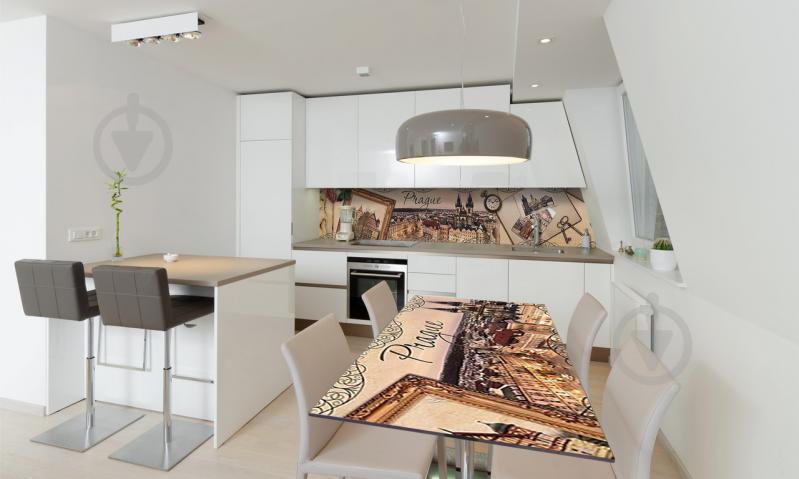 Наклейка виниловая на стол Zatarga «Прага» 600х1200 мм Z180439st