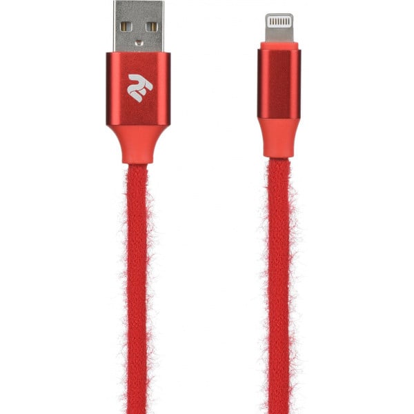 Кабель 2e USB 2.0 to Lightning Cable 1 м Red (2E-CCLAC-RED)