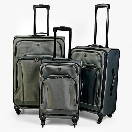 Комплект чемоданов Stenson R30946 20/24/28" 3 шт. Grey