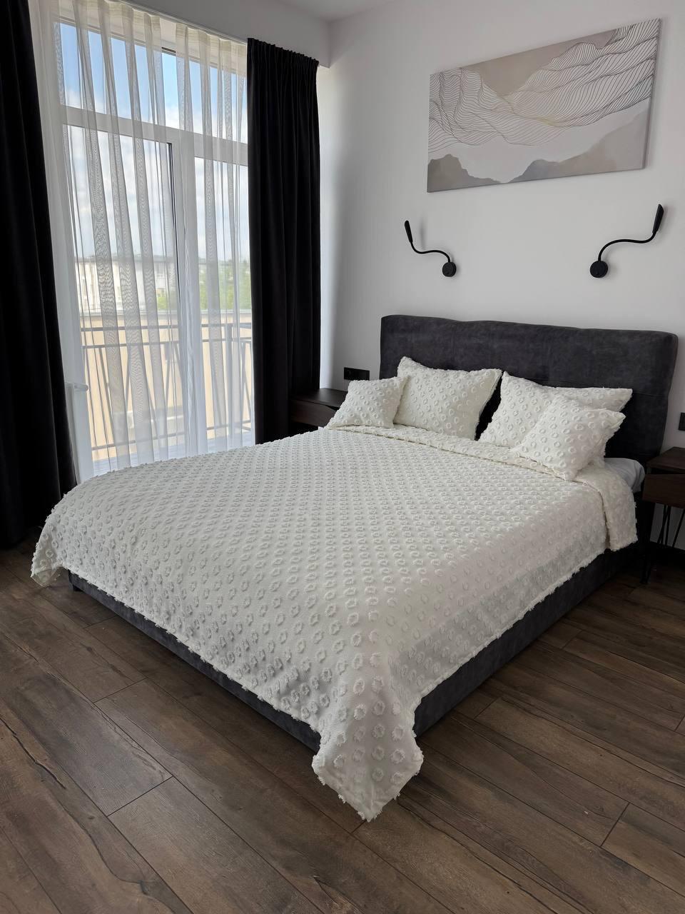 Покривало Інгрід 120x250 см Молочний (22899-2-120x250cm) - фото 10 Покривало Інгрід 120x250 см Молочний (22899-2-120x250cm) - фото 10