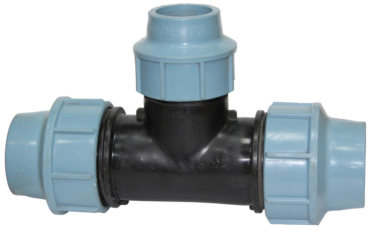 Трійник редукційний Santan ТР 63x32x63 мм для поліетиленових труб (AR3427) - фото 2 Трійник редукційний Santan ТР 63x32x63 мм для поліетиленових труб (AR3427) - фото 2