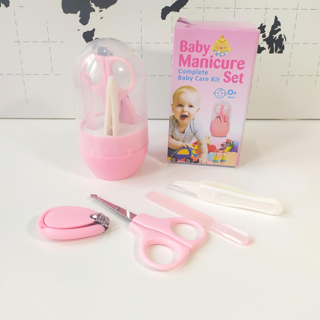 Набор по уходу за новорожденным малышом Baby Manicure 4 предмета Розовый - фото 2 Набор по уходу за новорожденным малышом Baby Manicure 4 предмета Розовый - фото 2