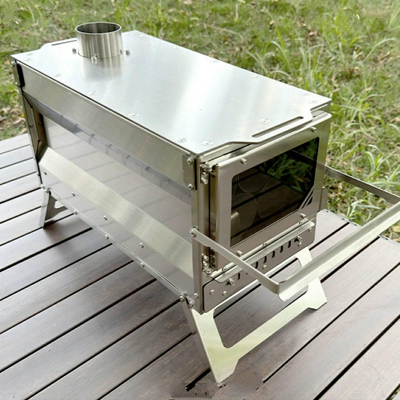 Печь дровяная для палатки Optima из нержавеющей стали (OWS-380) - фото 2