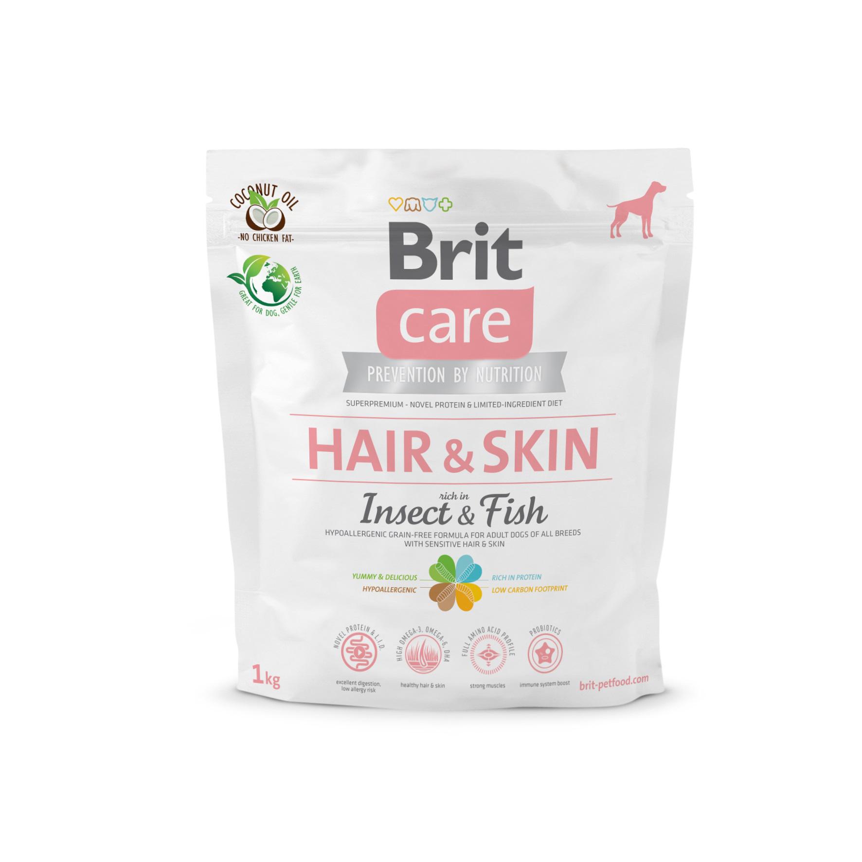 Корм сухой для собак Brit Care Dog Insect Fish с насекомыми и рыбой 1 кг (8595602550128)