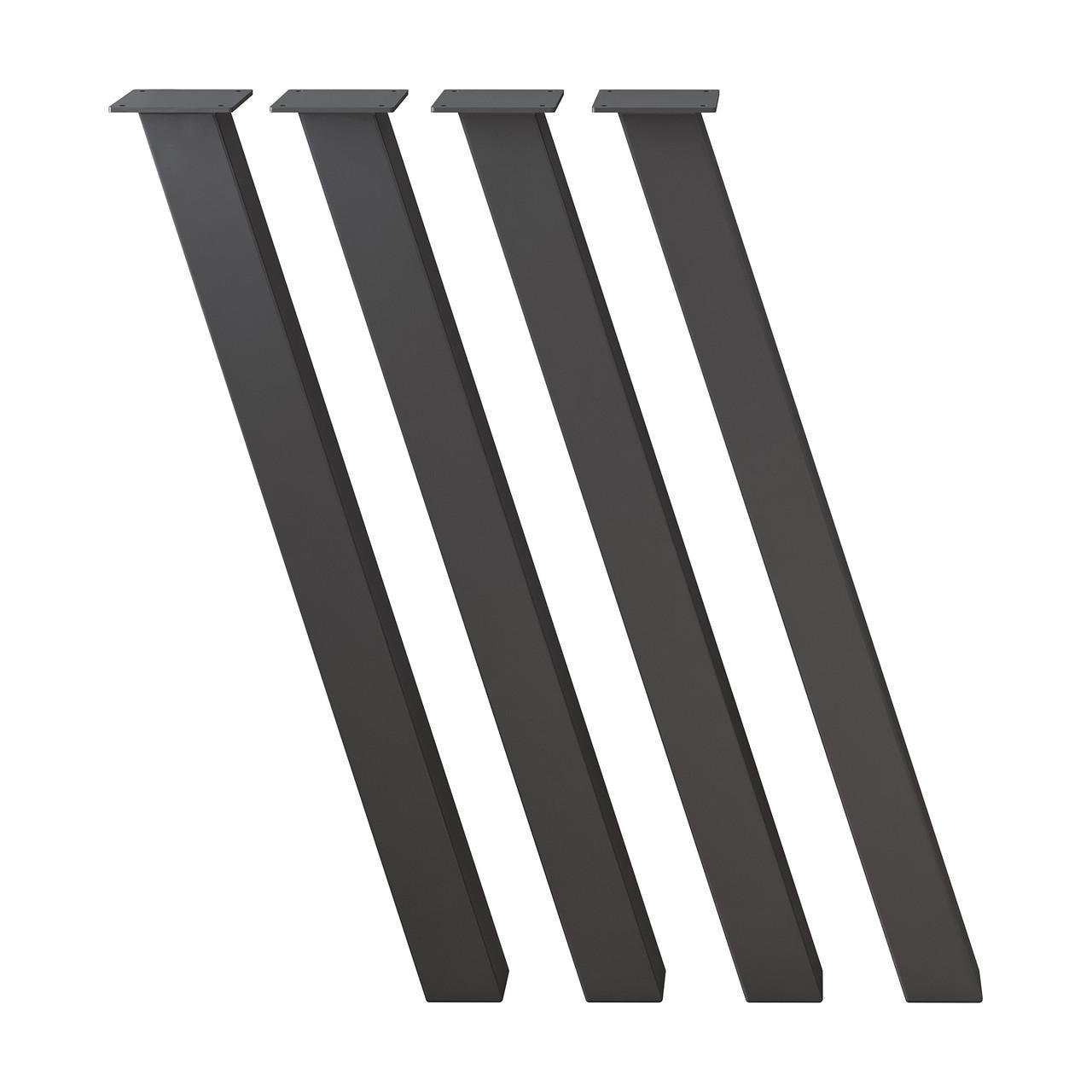 Комплект ножек для стола из металла Minimal 730 мм 4 шт. Черный (1017) - фото 7 Комплект ножек для стола из металла Minimal 730 мм 4 шт. Черный (1017) - фото 7