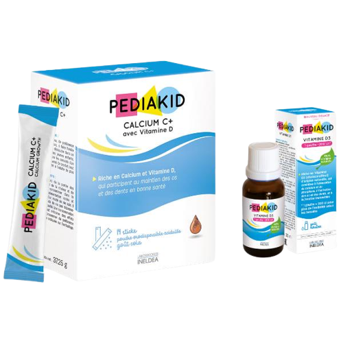 Витаминно-минеральный комплекс для детей Pediakid Calcium C+ Vitamin D3 400 IU 20 мл 14х2,6 г (000019967)