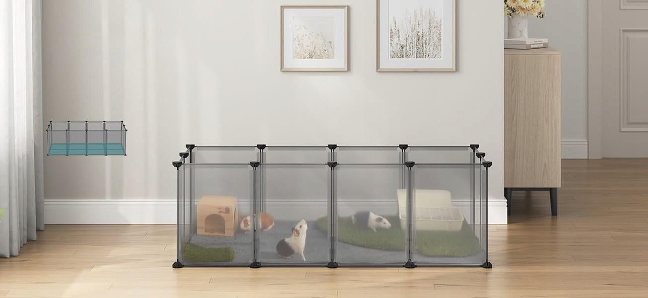 Вольєр для вигулу дрібних тварин 12x63x42 см - фото 8