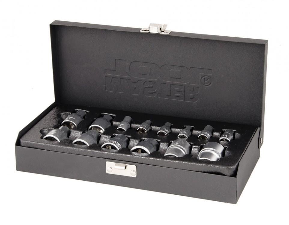 Набор насадок торцевых MasterTool GM CrV E-TORX 14 шт. (Арт.: 78-1414)