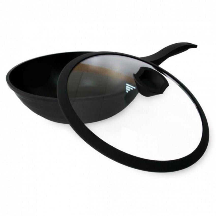 Сотейник Lessner Pro New алюминиевый с антипригарным покрытием 30 см Black (88374-30S)