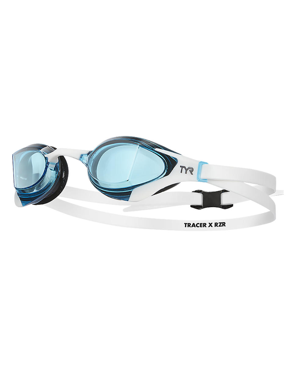 Очки TYR Tracer-X RZR Racing Blue/White (LGTRXRZ)