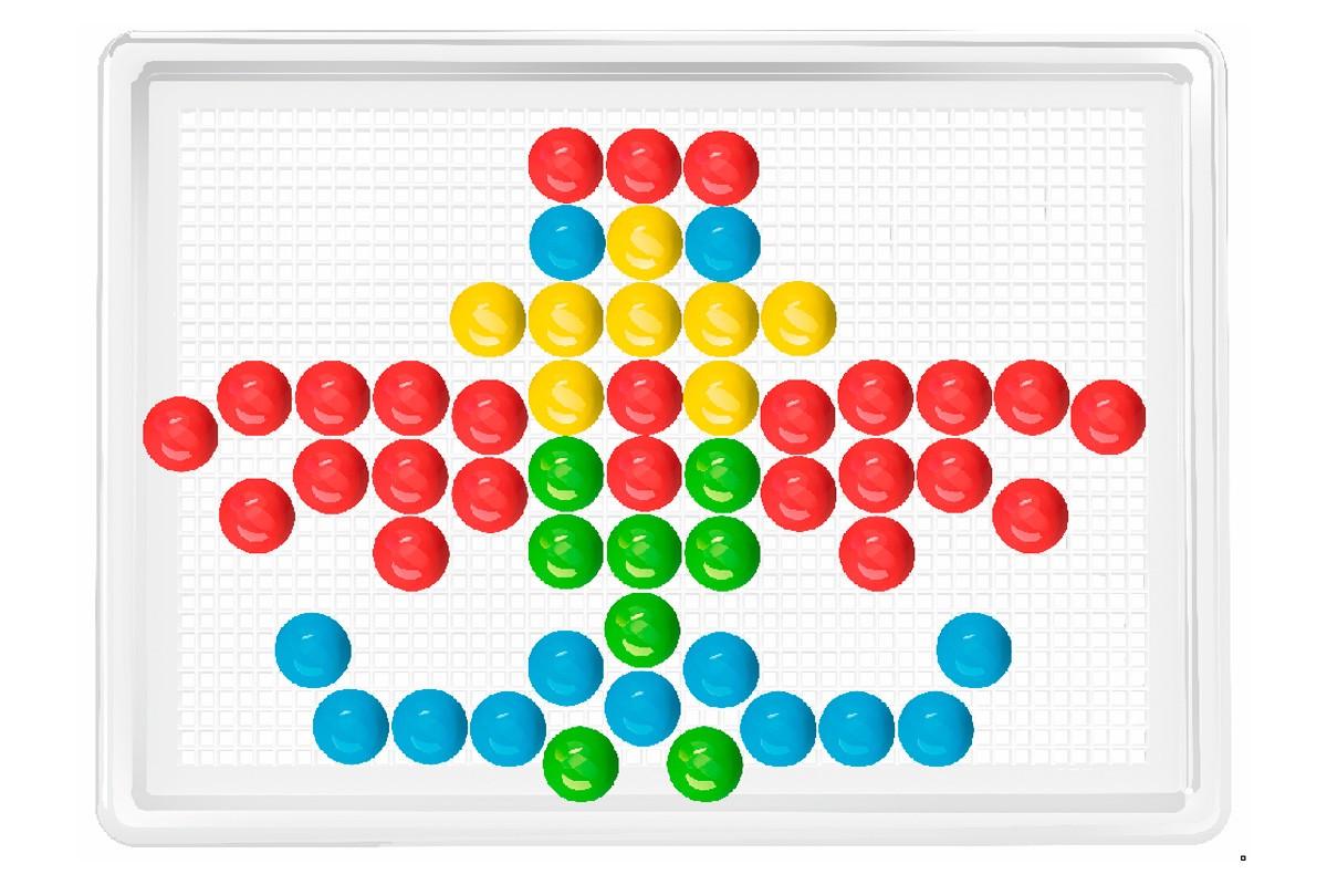 Дитяча мозаїка ТехноК No6 18 мм 4 кольори 140 шт. (3381) - фото 6 Дитяча мозаїка ТехноК No6 18 мм 4 кольори 140 шт. (3381) - фото 6