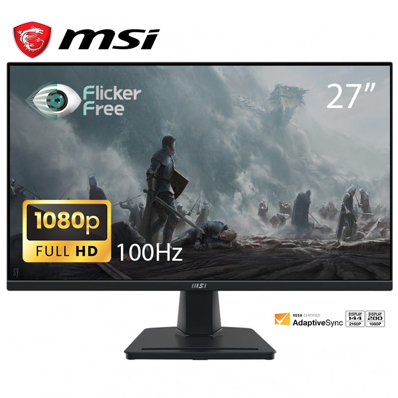 Монитор MSI PRO MP275 безрамочный IPS 1920x1080 Full HD 27" (tf6315) - фото 3 Монитор MSI PRO MP275 безрамочный IPS 1920x1080 Full HD 27" (tf6315) - фото 3