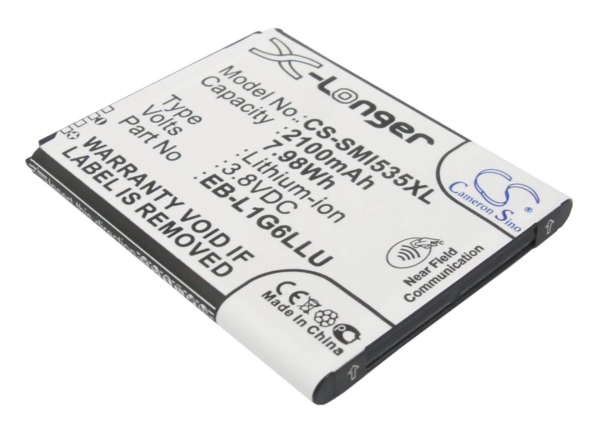 Аккумулятор для смартфона Samsung CS-SMI535XL Galaxy S3 I9300 3,8V 2100 mAh 7,98 Wh Black