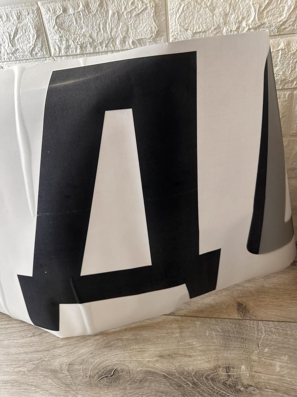 Наклейка виниловая на авто ФЕДОТ 150х33 см Черный (KG-9631) - фото 2