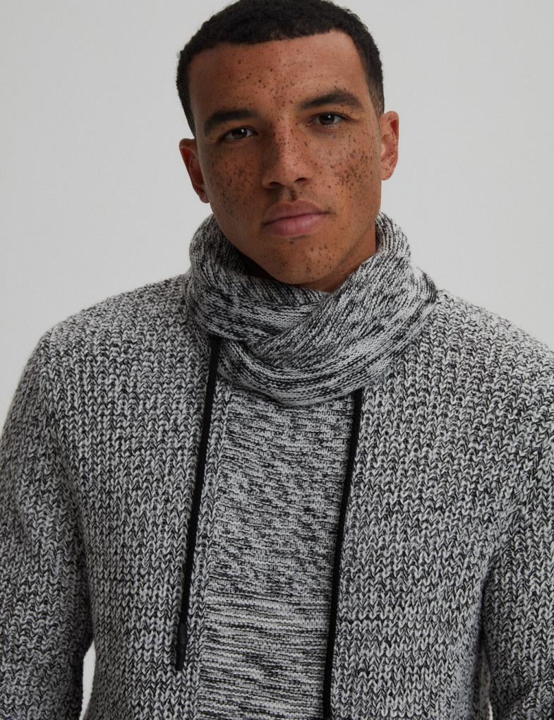 Светр чоловічий Diverse ROVEZZ S Сіль-перець меланж (5902598909701) - фото 3 Светр чоловічий Diverse ROVEZZ S Сіль-перець меланж (5902598909701) - фото 3