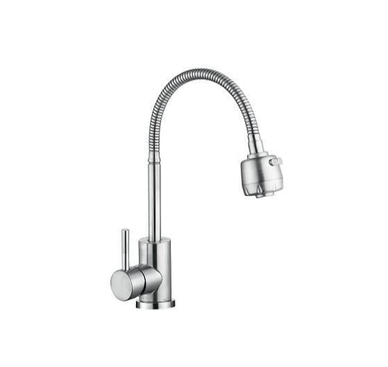 Смеситель для кухни Wezer EKO4D-01 с рефлекторным изливом (1034645)