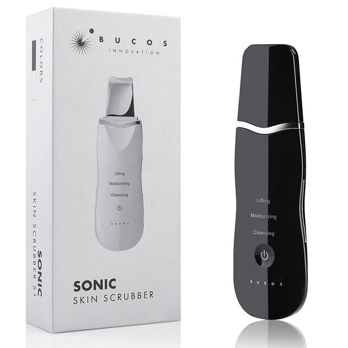 Скрабер ультразвуковий іонний BUCOS Sonic Skin Scrubber S1 Чорний