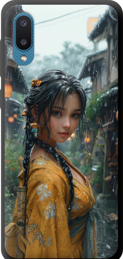 Чехол на Samsung Galaxy A02 A022G Anime-girl (6133b-2260-42517)