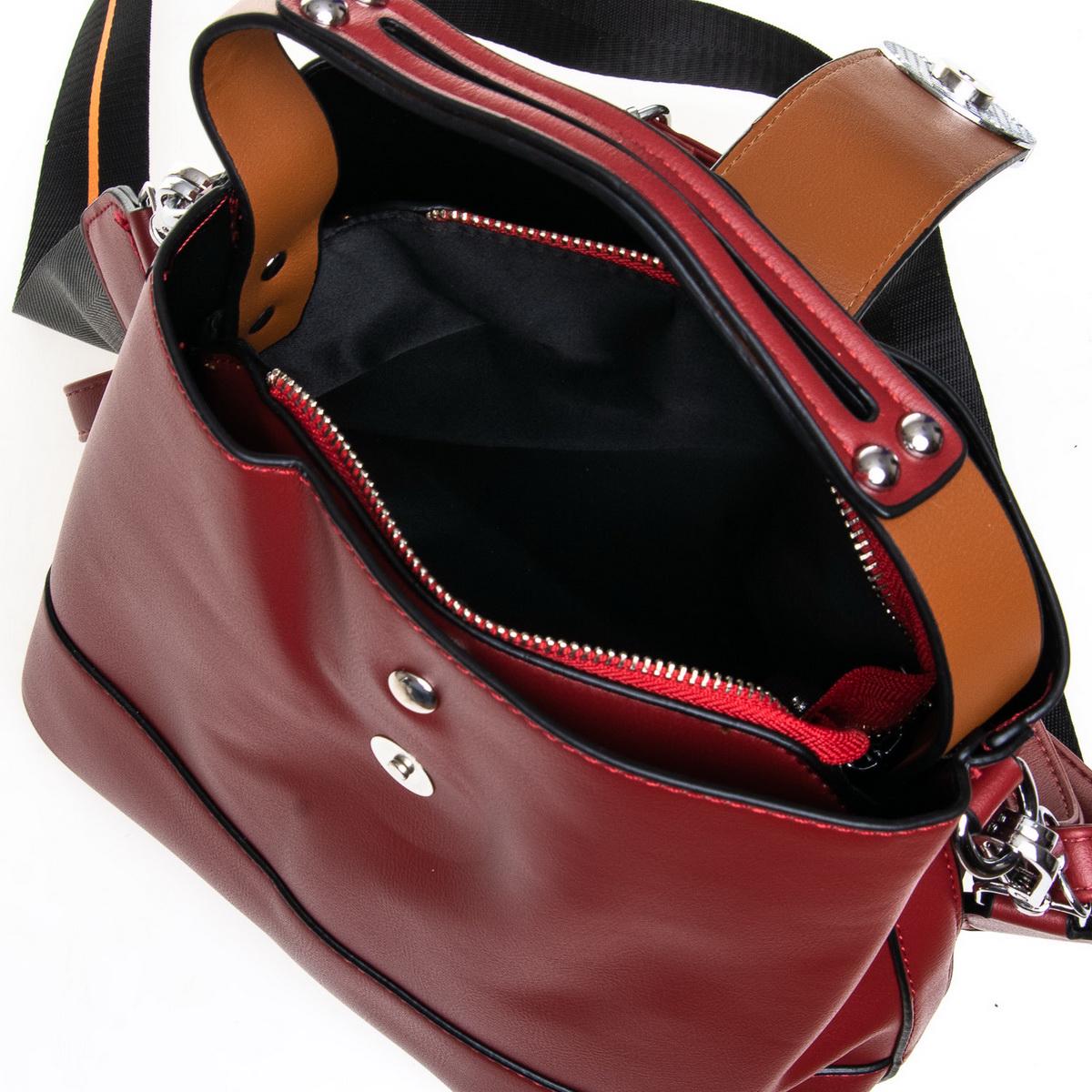 Женская модельная сумочка Fashion 66052 Бордовый - фото 4 Женская модельная сумочка Fashion 66052 Бордовый - фото 4