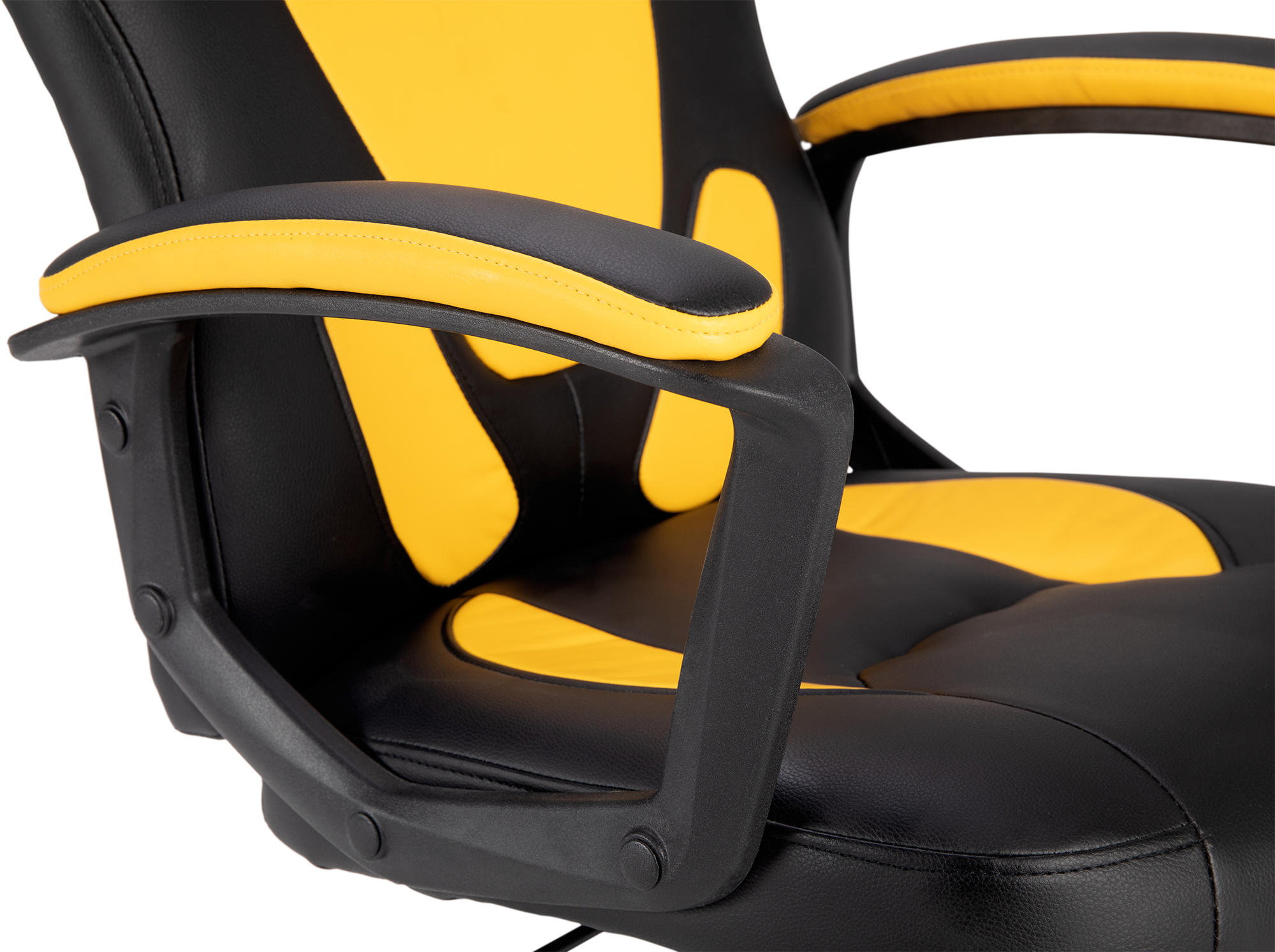 Кресло геймерское GT Racer X-1414 Black/Yellow (Kids) - фото 7