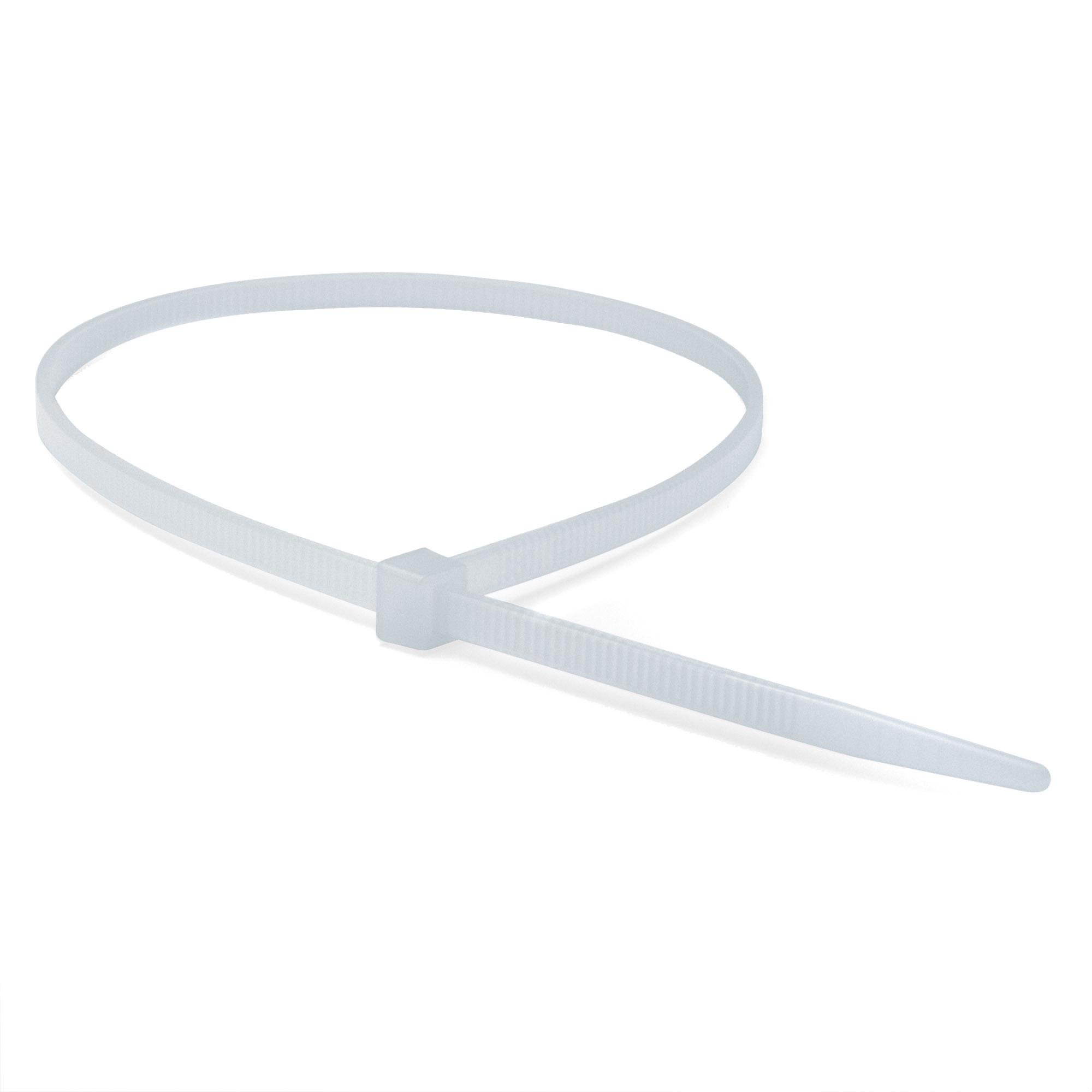 Стяжка-хомут кабельная ДКС Quadro полиамид 160х2,6 мм 1 шт. Белый (25206)