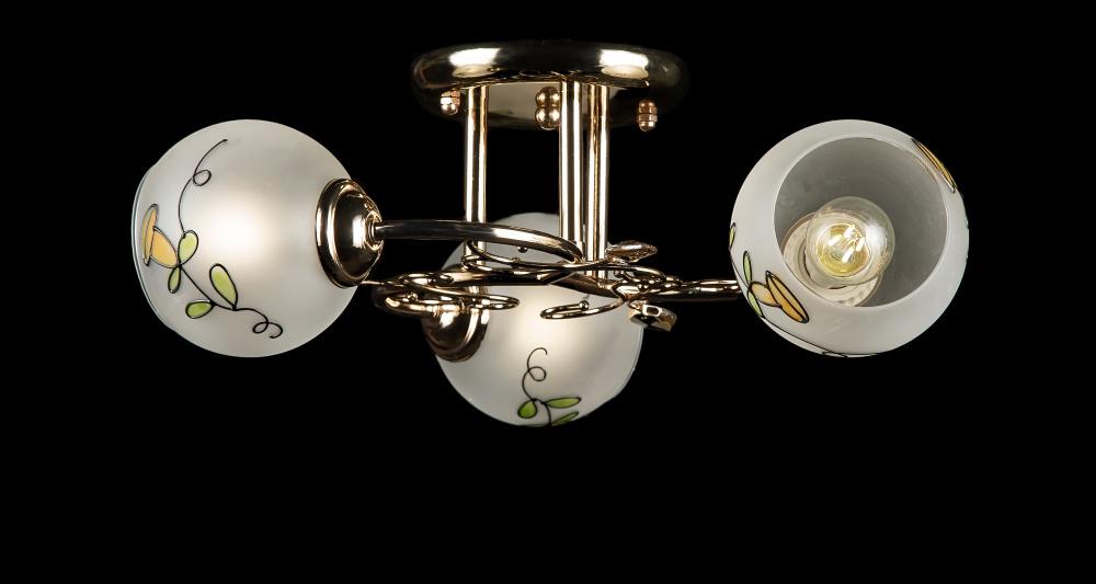 Люстра с плафонами Ray L3433/3 FGD+CR Золотой (IR005632) Люстра с плафонами Ray L3433/3 FGD+CR Золотой (IR005632)
