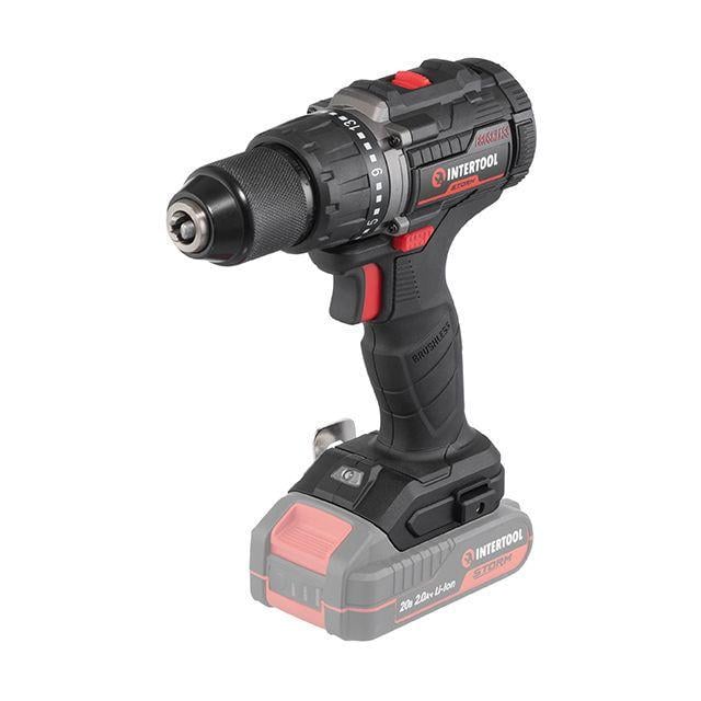 Дриль-шурупокрут Intertool WT-9360 акумуляторний 20в 60 nm