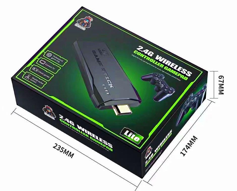 Игровая приставка HDMI Game Stick Lite M8 64 Gb 4K Ultra HD с беспроводными джойстиками 10000 игр (10794112) - фото 13