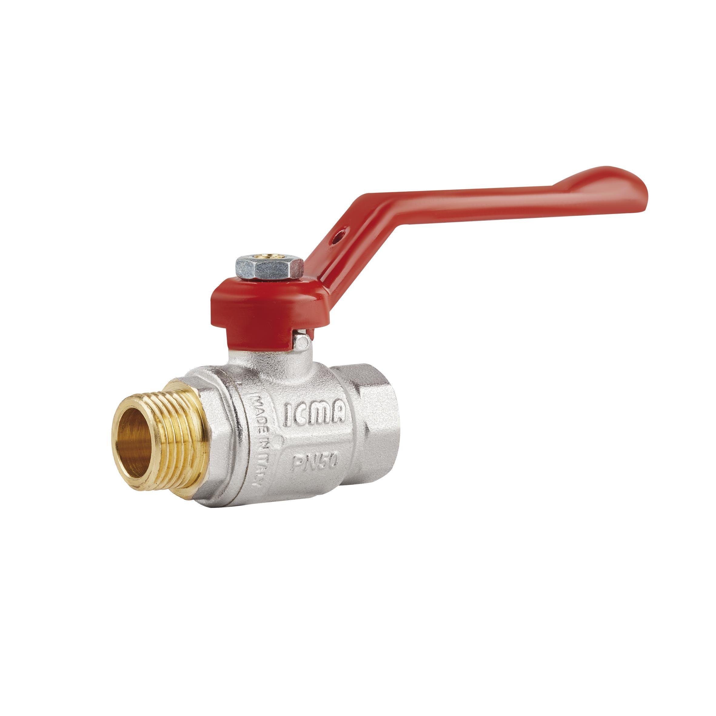 Кран шаровой ICMA 1/2" прямой (№352) Кран шаровой ICMA 1/2" прямой (№352)