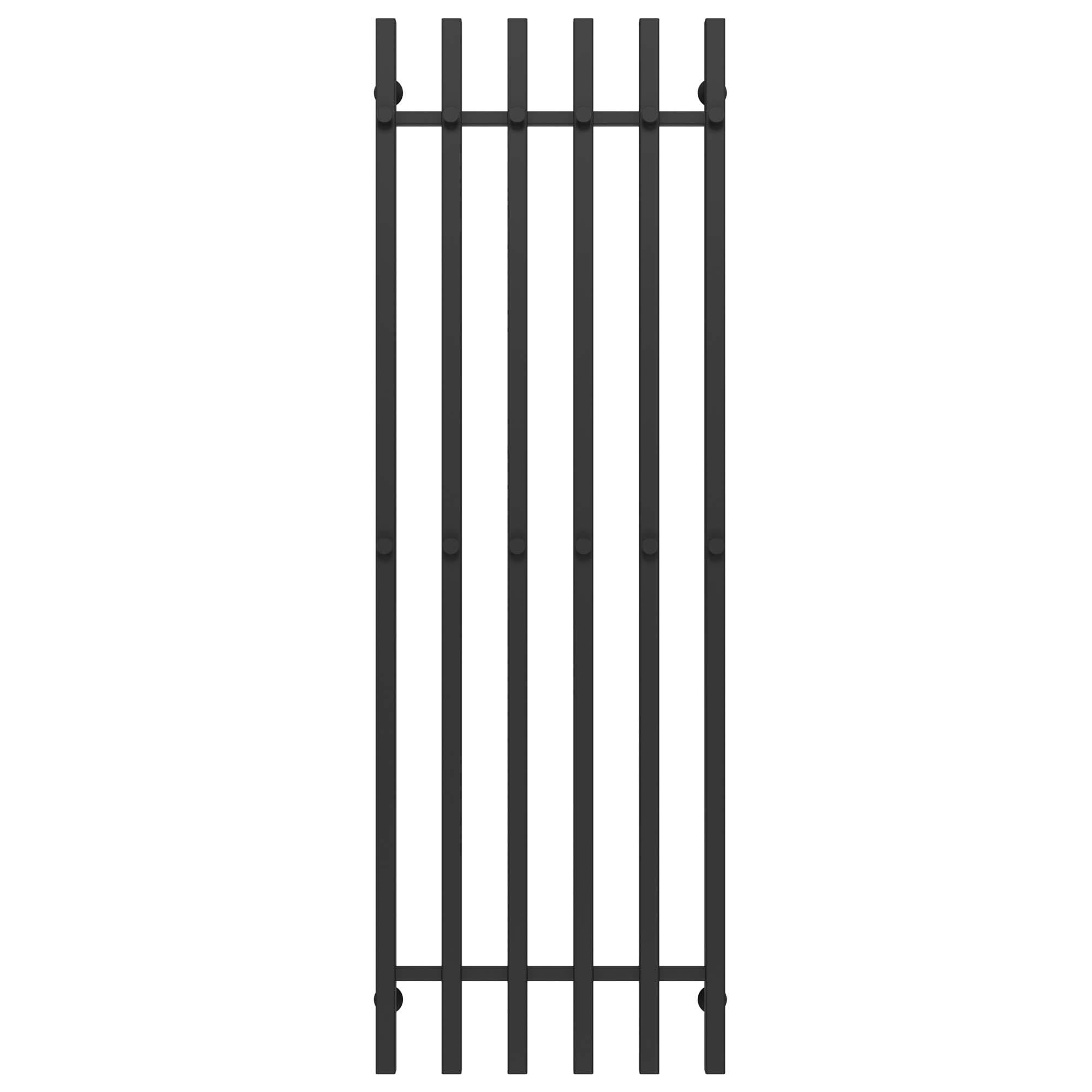 Полотенцесушитель водяной Deffi Split П6 боковое левое подключение нержавеющая сталь 500х1600 мм Черный (A.SP.160.50.6.BB)