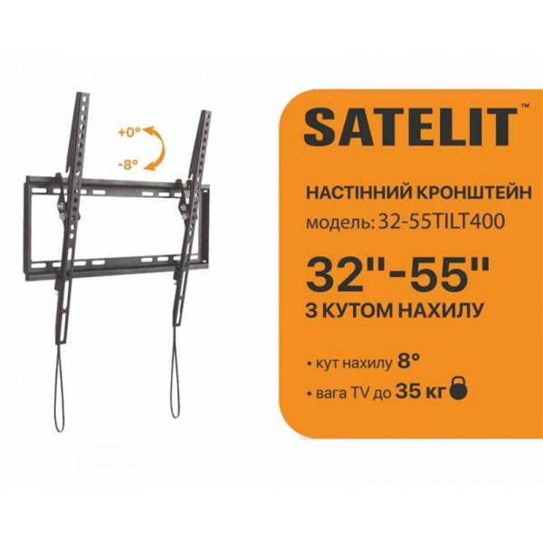 Кріплення для телевізора Satelit 32-55TILT400 Black (12273125) - фото 3