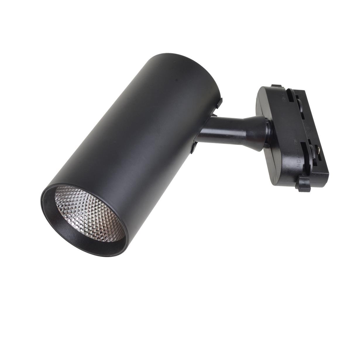 Светильник трековый поворотный Brille Led KW-225/10W NW BK (33-049)