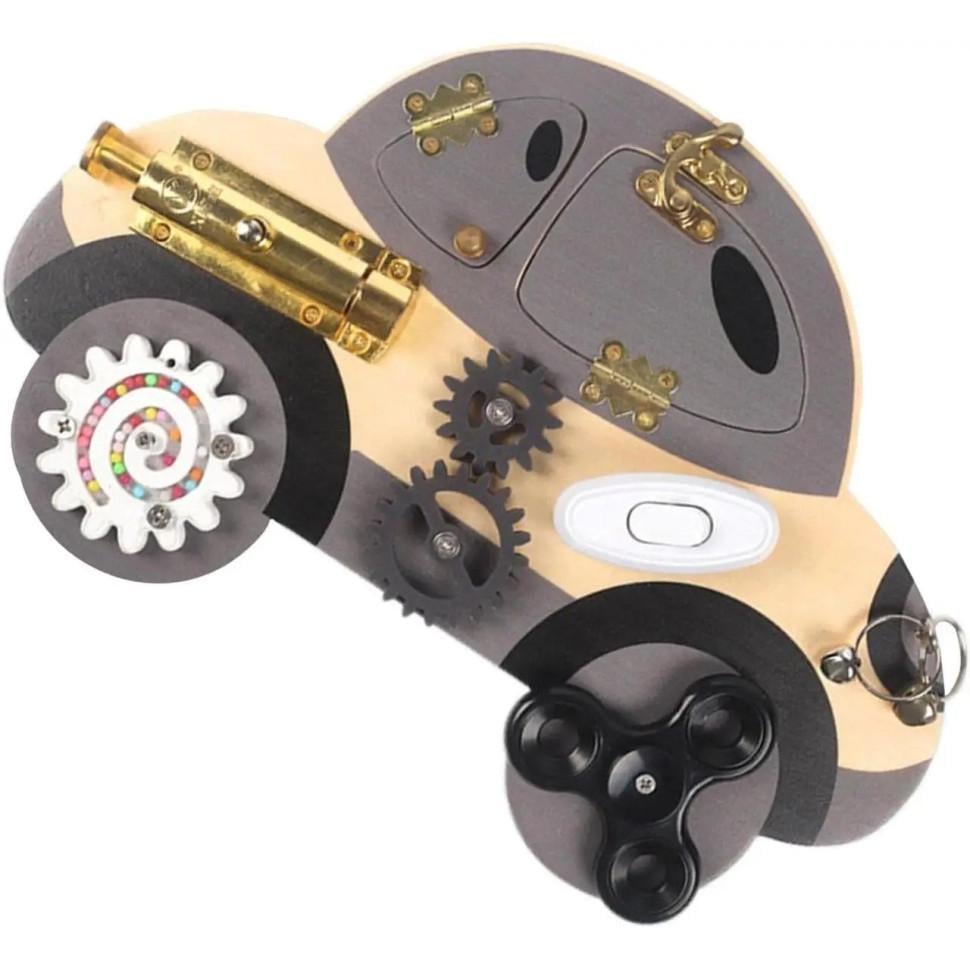 Бизиборд деревянный Bambi Машина (IM-176-M-133)