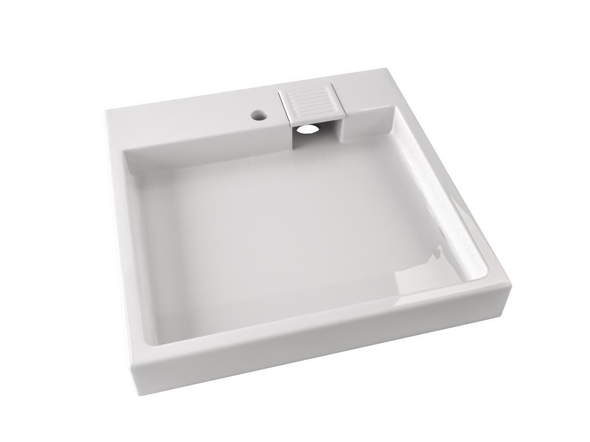 Умивальник акриловий на пральну машину Redokss San DEYMOS 60x60 см - фото 3