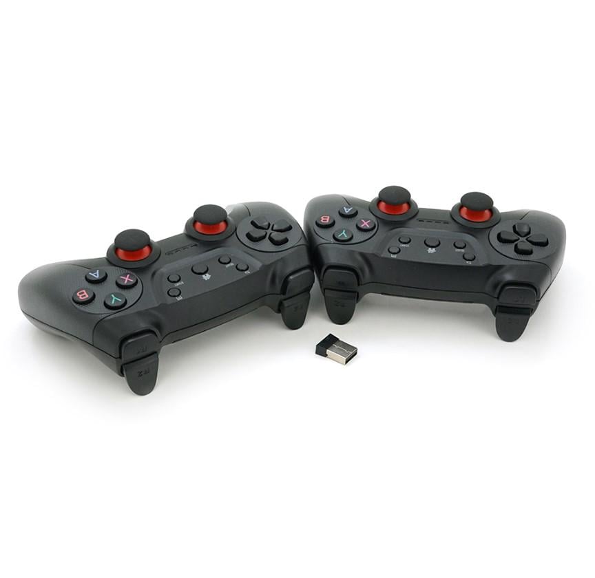 Геймпад-джойстик VOLTRONIC DoubleShock CM029 Two 2,4G Wireless доя PC/X360/PS3/Android/TVBox - фото 2 Геймпад-джойстик VOLTRONIC DoubleShock CM029 Two 2,4G Wireless доя PC/X360/PS3/Android/TVBox - фото 2