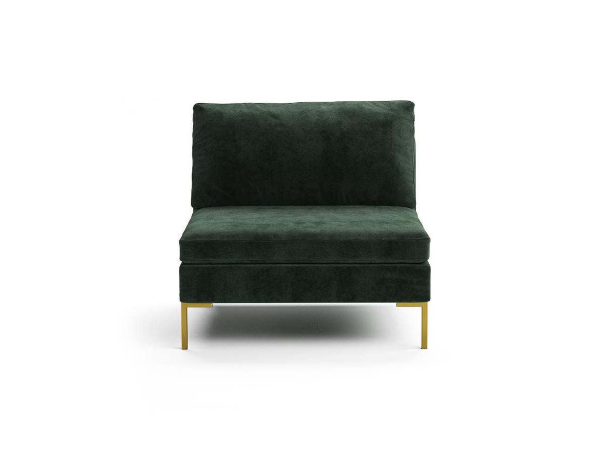 Крісло Luna 90х85х95 см Темно-зелений (Арт.43) - фото 2 Крісло Luna 90х85х95 см Темно-зелений (Арт.43) - фото 2