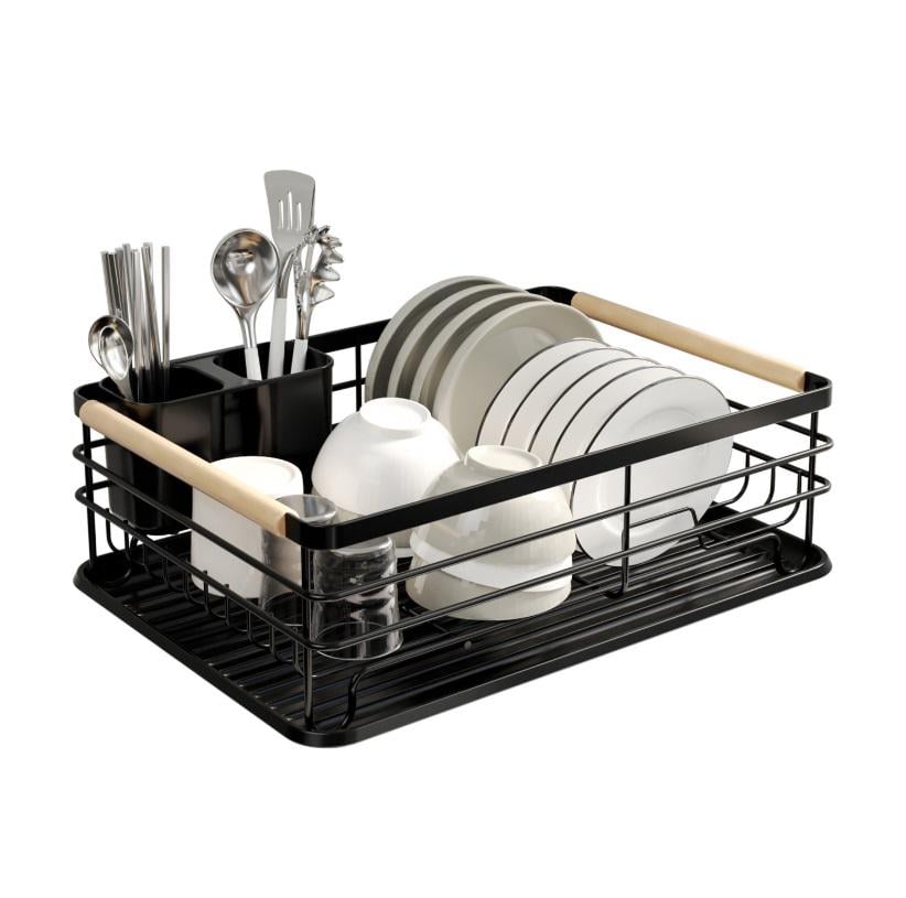 Сушарка для посуду 18419 14х32х43 см Чорний (5003854)