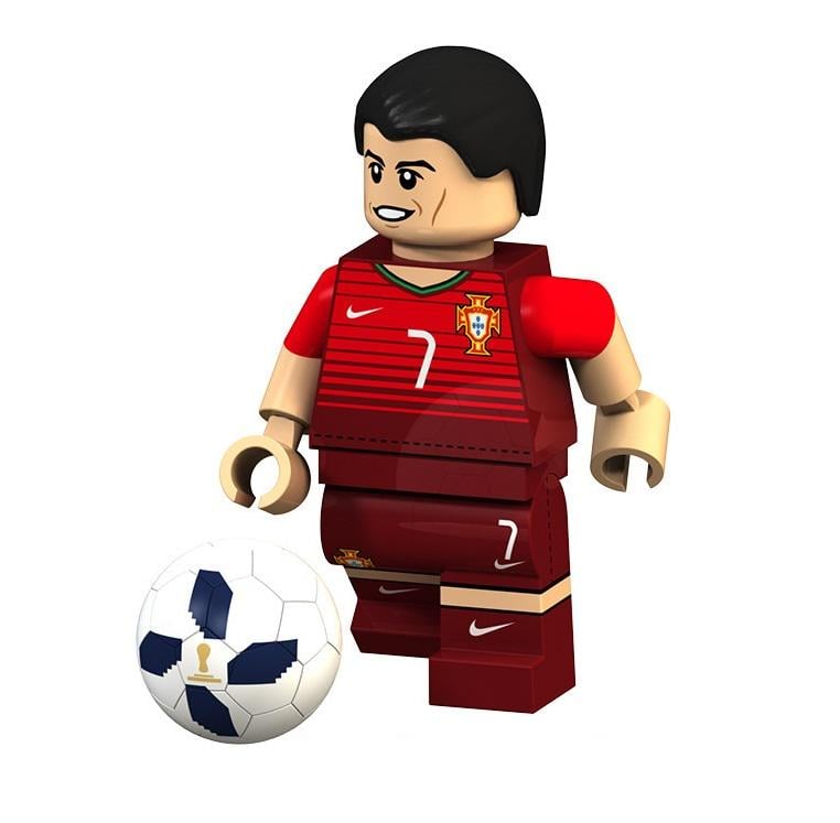 Конструктор человечек Криштиану Роналду в форме сборной Португалии (26972801)