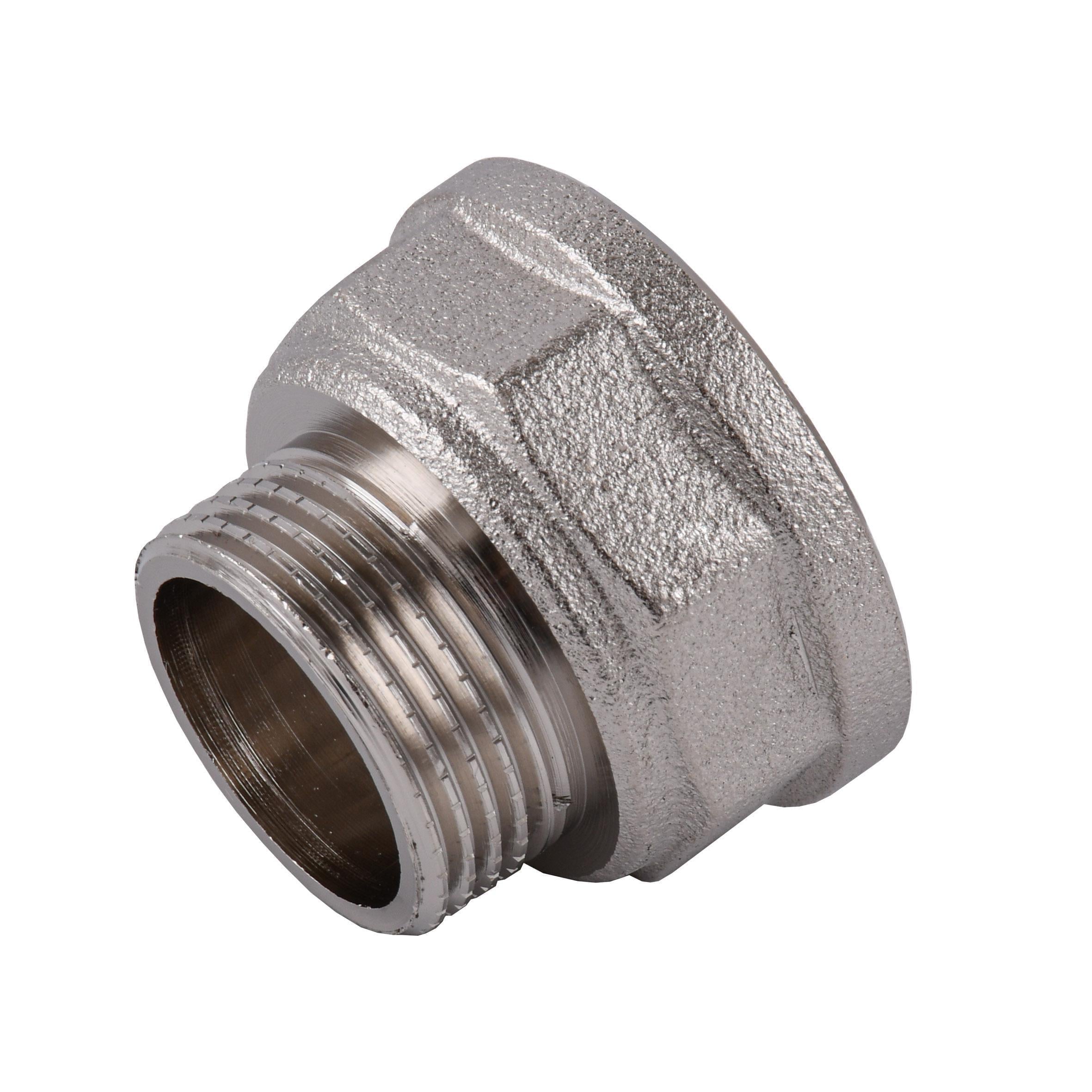 Переходник редукционный Optimum NK543O 1"x3/4"ВЗ никелированный восьмигранный (000030799)