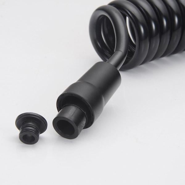 Шланг спиральный для гигиенического душа DISFACT PU-ABB 2 м Premium Черный (12402) - фото 2 Шланг спиральный для гигиенического душа DISFACT PU-ABB 2 м Premium Черный (12402) - фото 2