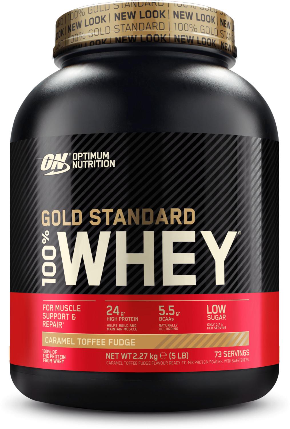 Протеин Optimum Nutrition Gold Standard 100% Whey Caramel Toffee 2273 г Протеин Optimum Nutrition Gold Standard 100% Whey Caramel Toffee 2273 г