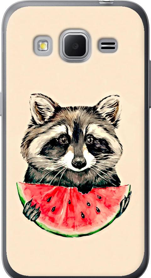 Чехол на Samsung Galaxy Core Prime G360H Енотик с арбузом (4605u-76-42517)